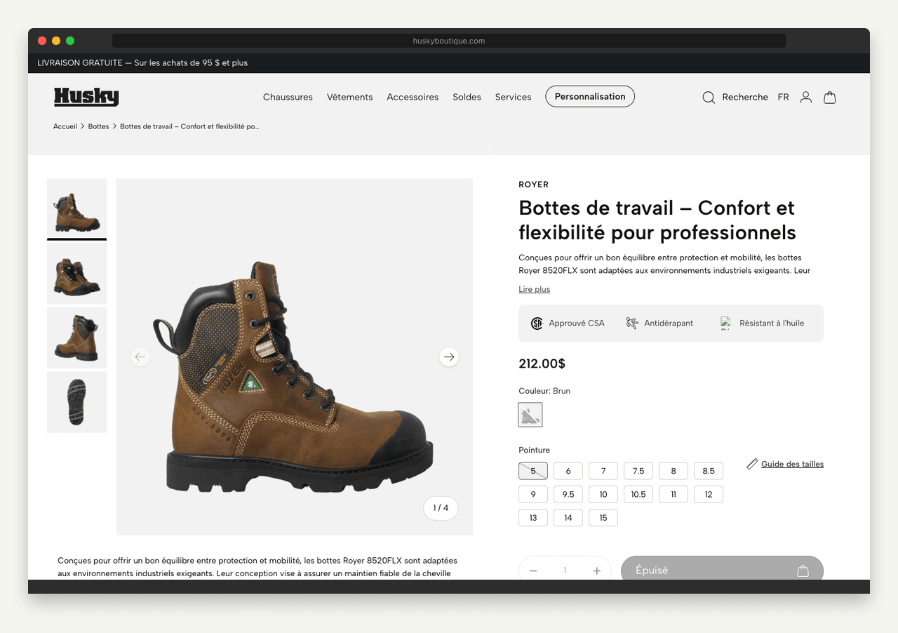 HUSKY BOUTIQUE screenshot 3